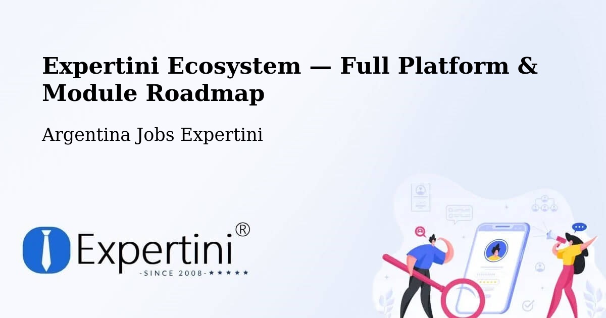 Expertini Ecosystem — Full Platform & Module Roadmap – Simoca
