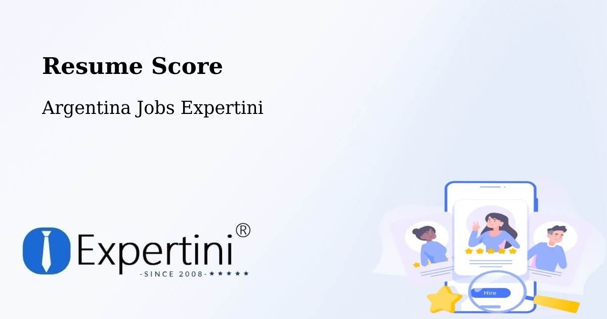 Resume Score & Job Description Match Tool – Simoca - Argentina Jobs Expertini